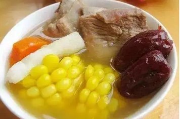 玉米红枣排骨汤的功效与作用