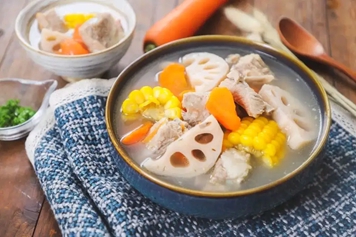 玉米莲藕排骨汤的功效与作用