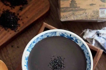 黑米黑芝麻糊的功效与作用