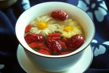 枸杞子红枣菊花泡水喝的功效与作用